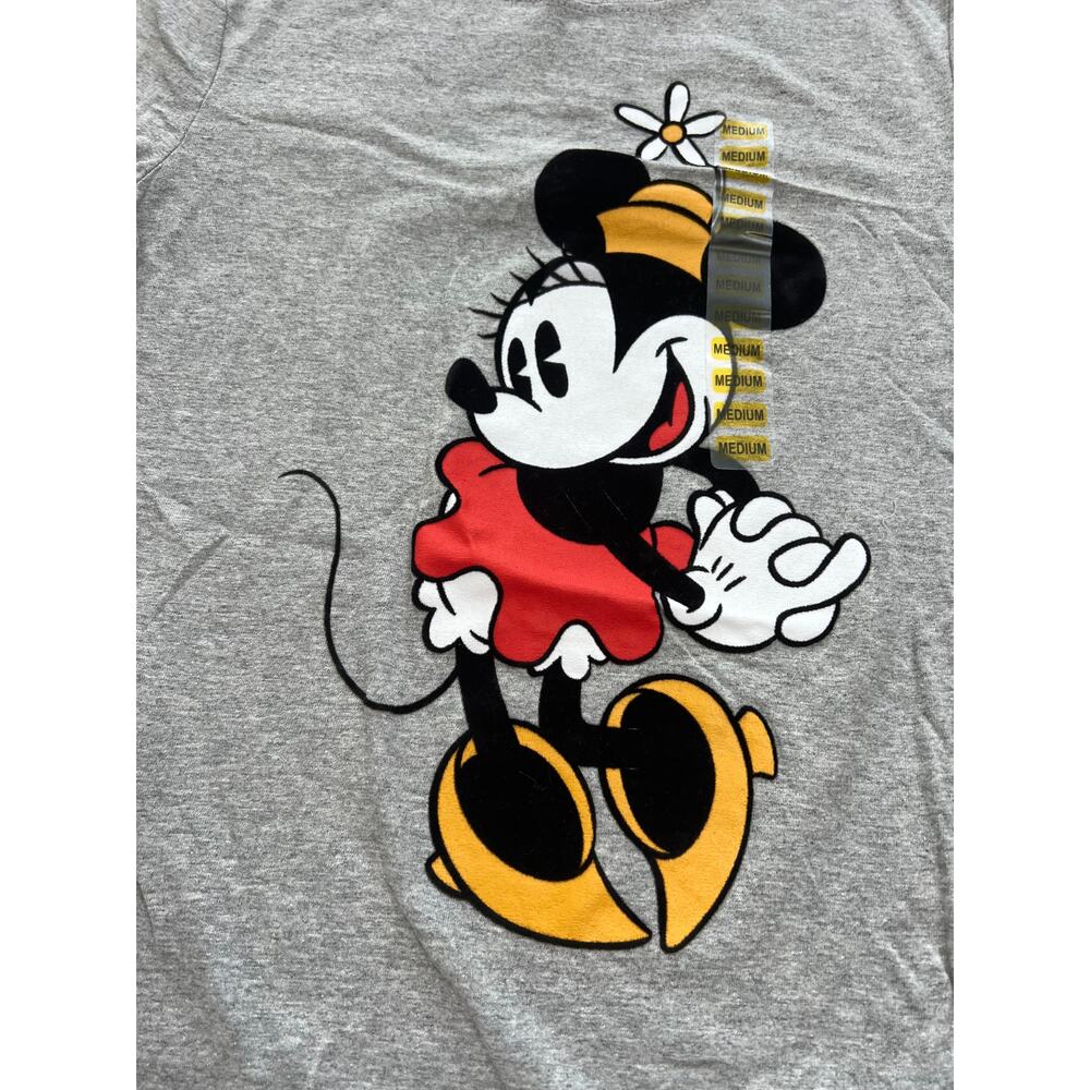 NWT Disney Classic Minnie Gray Tshirt Medium - Picture 2 of 4